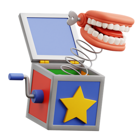 Boîte surprise pour jouets pour prothèses dentaires  3D Icon