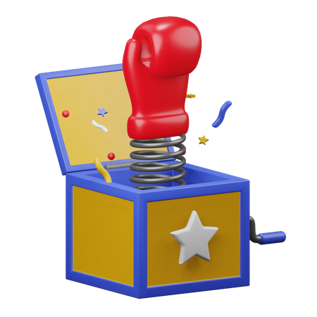 Boîte surprise punch  3D Icon