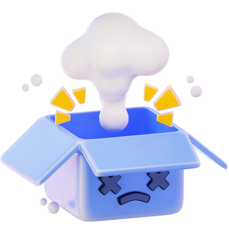 Boîte vide  3D Icon