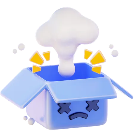 Boîte vide  3D Icon