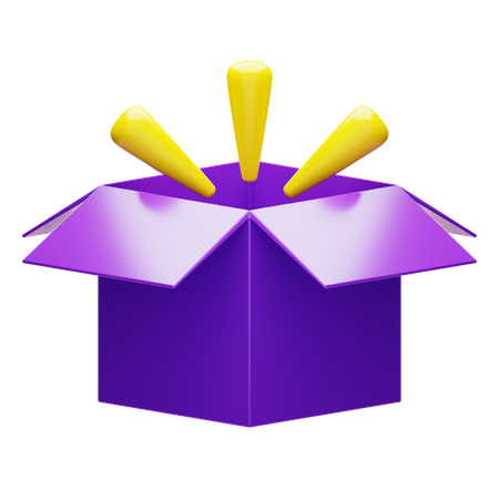 Boîte vide  3D Icon