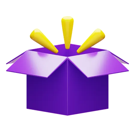 Boîte vide  3D Icon