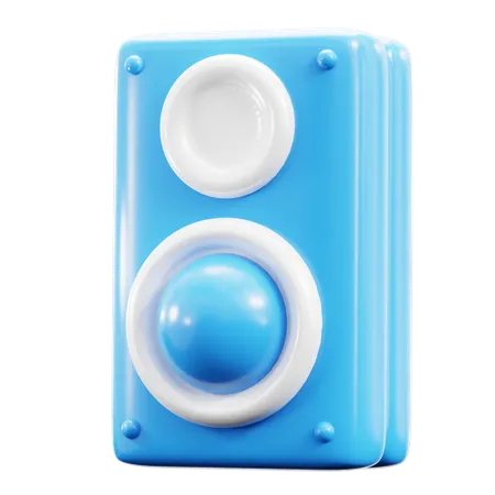 Boîte de haut-parleur  3D Icon