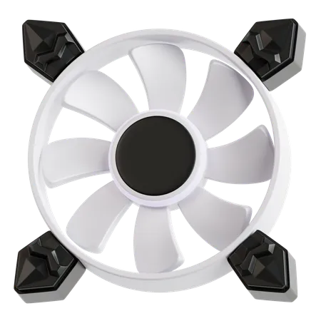 Ventilateur de boîtier  3D Icon