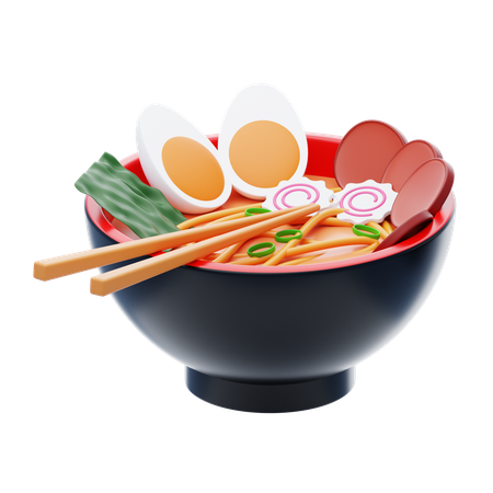 Bol de ramen  3D Icon