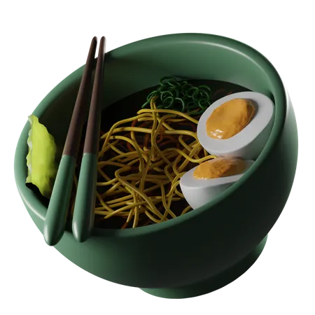 Bol de ramen  3D Icon