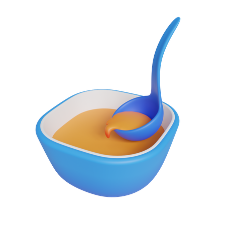 Bol de soupe  3D Icon