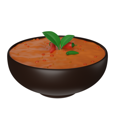 Bol de soupe  3D Icon