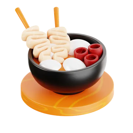 Bol à sushis  3D Icon