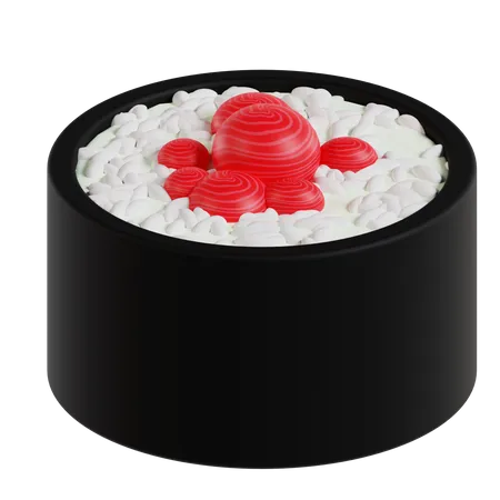 Bol à sushis  3D Icon