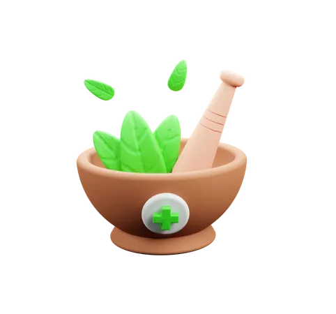 Bol à base de plantes  3D Icon