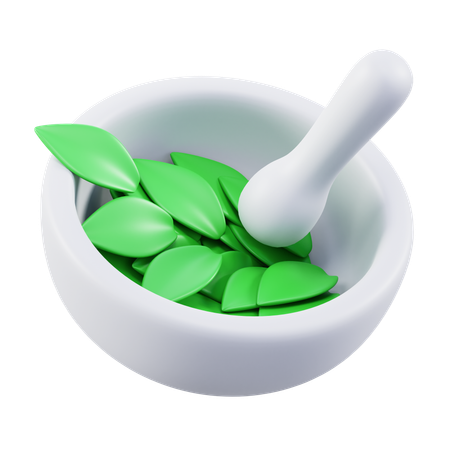 Bol à base de plantes  3D Icon