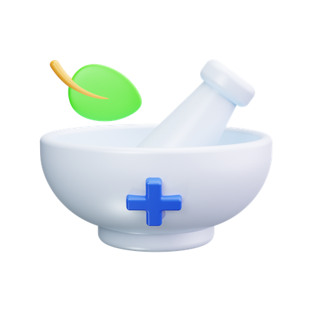Bol de mortier  3D Icon