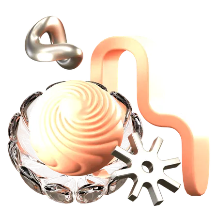 Bol planétaire  3D Icon