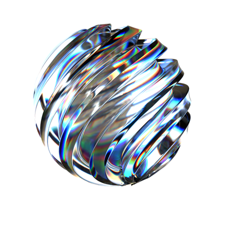 Bola abstracta  3D Icon