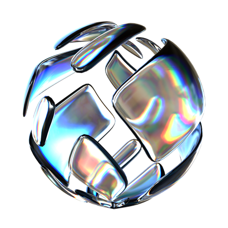 Bola abstracta  3D Icon