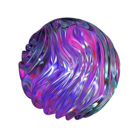 Bola abstracta  3D Icon