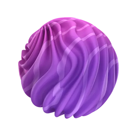 Bola abstracta  3D Icon