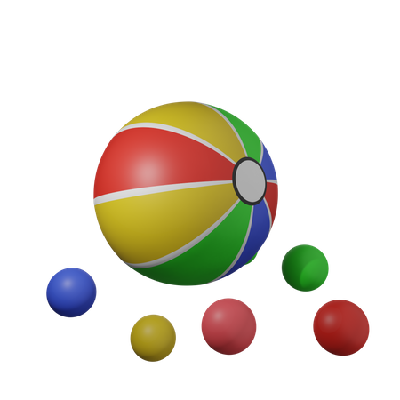 Brinquedo de bola  3D Icon