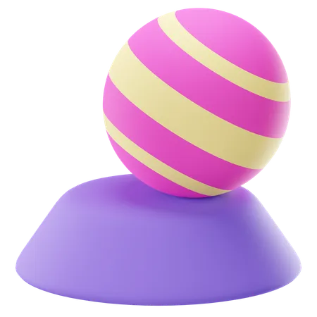Bola de circo  3D Icon