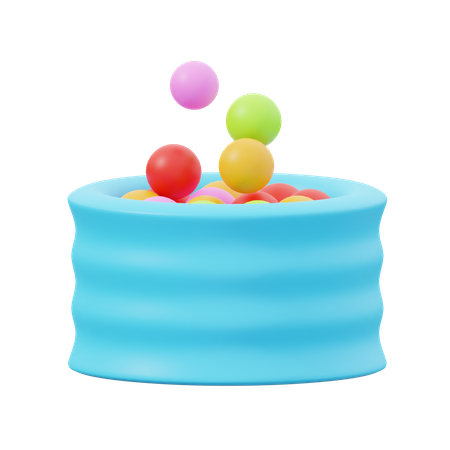 Bola de água  3D Icon