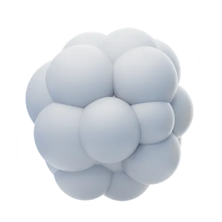 Bola de algodón  3D Icon