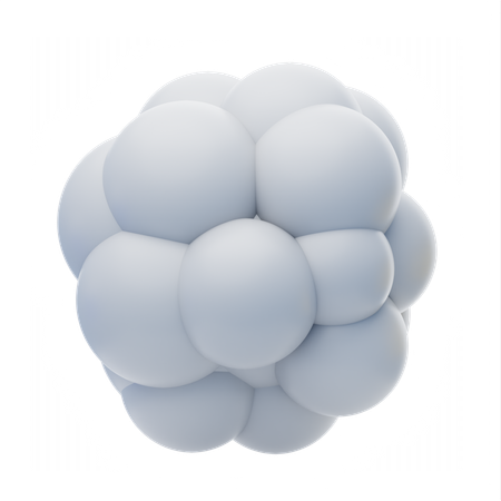 Bola de algodón  3D Icon
