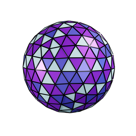 Bola de año nuevo  3D Illustration