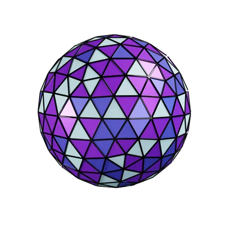 Bola de año nuevo  3D Illustration
