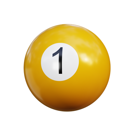 Bola de bilhar 1  3D Icon