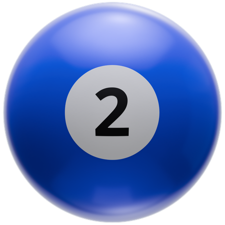 Bola de bilhar 2  3D Icon