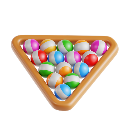 Bola de billar  3D Icon