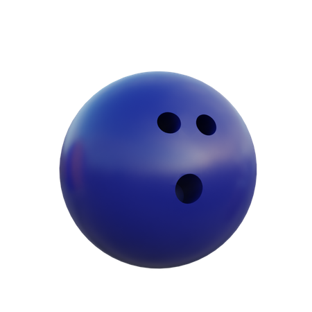 Bola de boliche  3D Icon