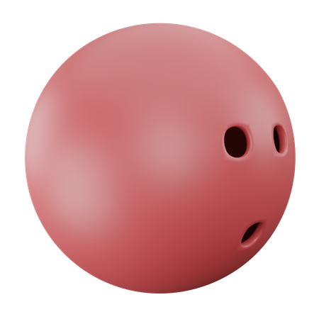 Bola de boliche  3D Icon