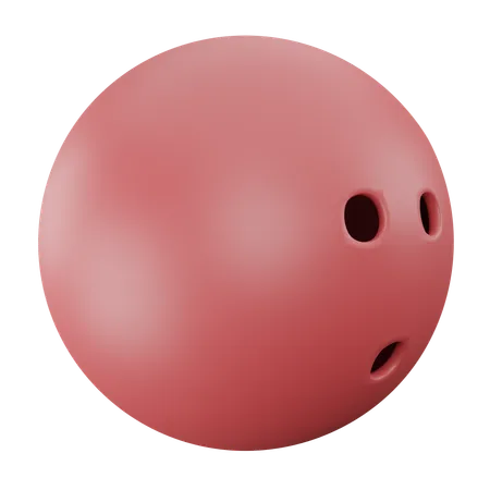 Bola de boliche  3D Icon