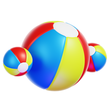 BOLA DE BORRACHA INFANTIL  3D Icon