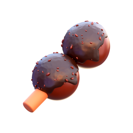 Bola de chocolate  3D Icon