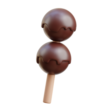 Bola de chocolate  3D Icon