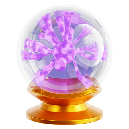 Bola de cristal  3D Icon