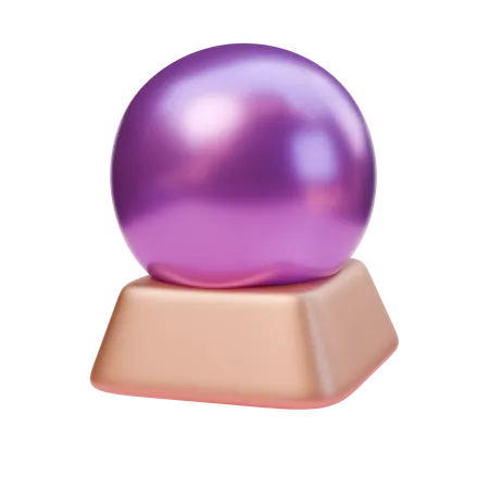 Bola de cristal mágica  3D Icon