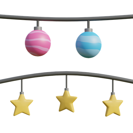Bola de decoração de natal  3D Icon