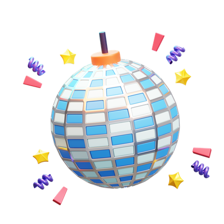 Bola de disco  3D Icon