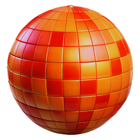 Bola de discoteca  3D Icon