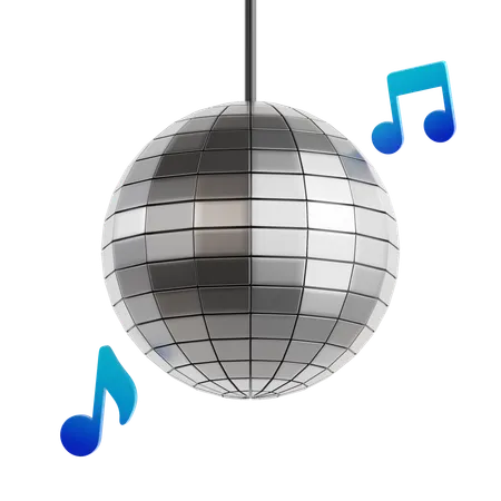 Bola de discoteca  3D Icon