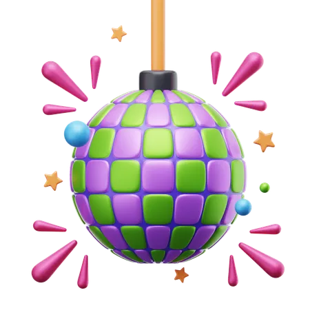 Bola de disco  3D Icon