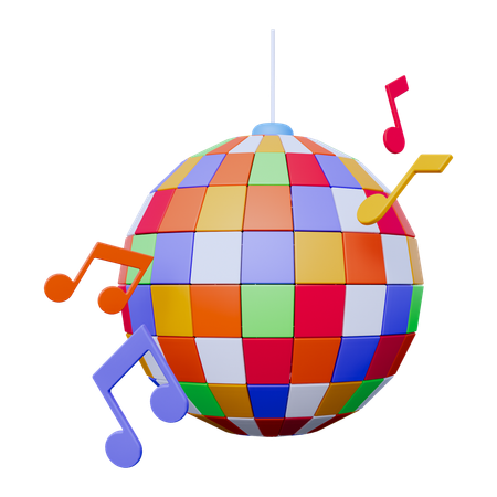 Bola de disco  3D Icon