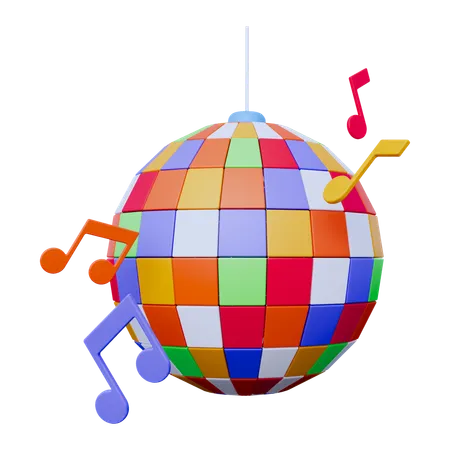 Bola de disco  3D Icon