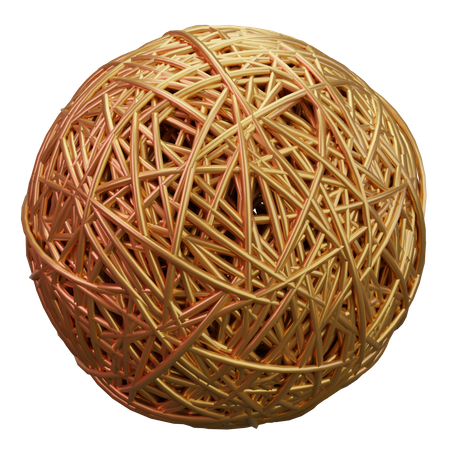 Bola de elástico  3D Icon