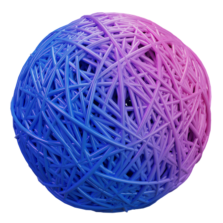 Bola de elástico  3D Icon