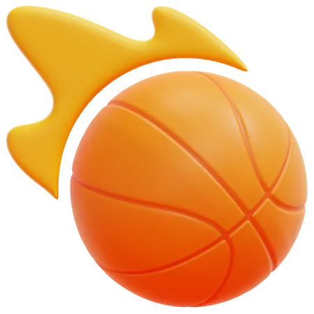 Bola fogo  3D Icon